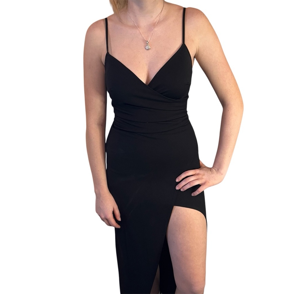 Emerald Sundae prom, formal wear long black dress. Size XS. Worn once.